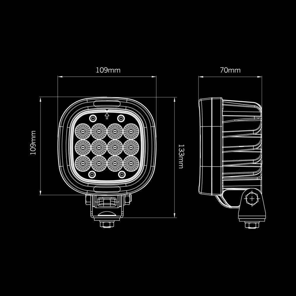 Φώς εργασίας Led President 2.0 51w 6320 Lumen - Image 4